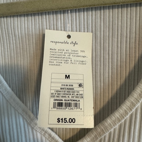 NWT a new day Ribbed Vest Tank - Picture 5 of 5